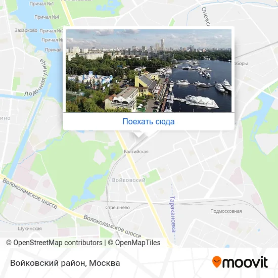 Карта Войковский район