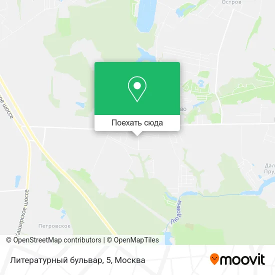 Карта Литературный бульвар, 5