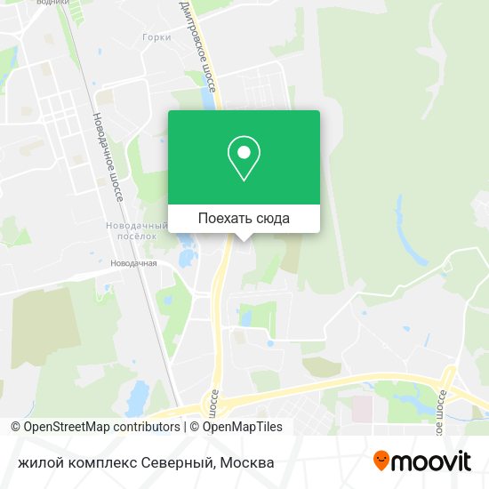 Карта жилой комплекс Северный