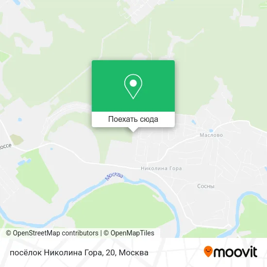 Карта посёлок Николина Гора, 20