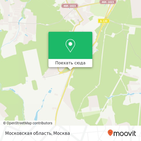 Карта Московская область