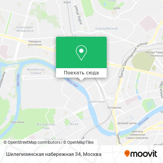 Карта москвы шелепихинская набережная