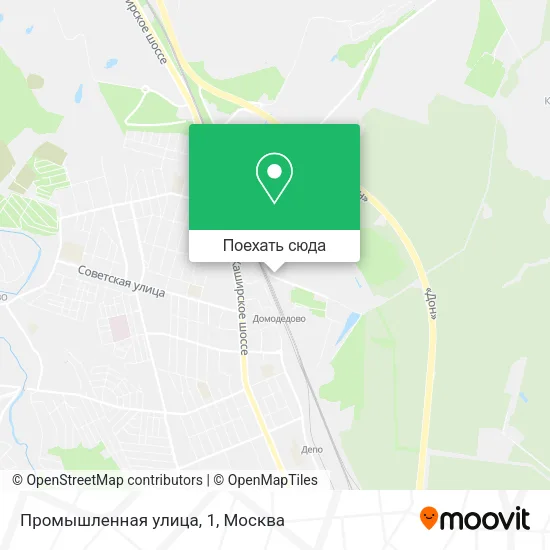 Карта Промышленная улица, 1