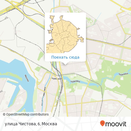 Карта улица Чистова, 6