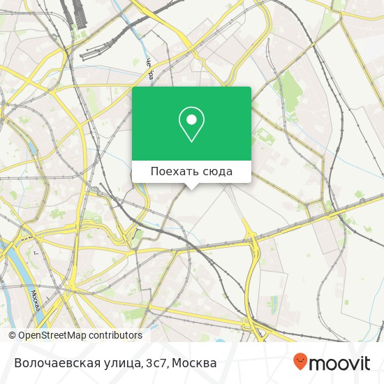 Карта Волочаевская улица, 3с7