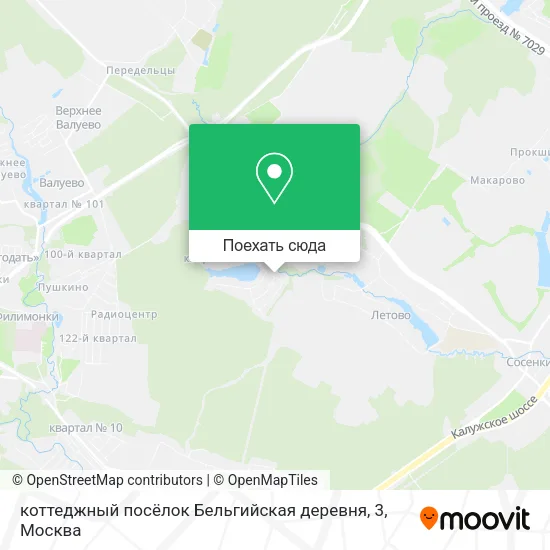 Карта коттеджный посёлок Бельгийская деревня, 3