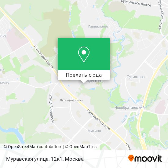 Карта Муравская улица, 12к1