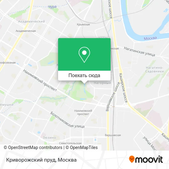 Карта Криворожский пруд