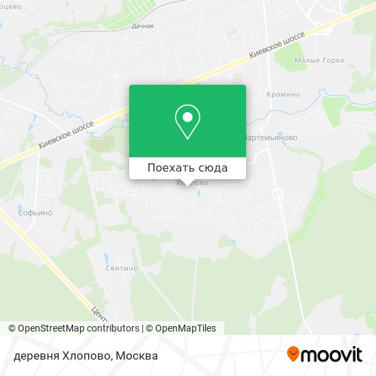 Карта деревня Хлопово