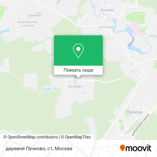 Карта деревня Пучково, с1