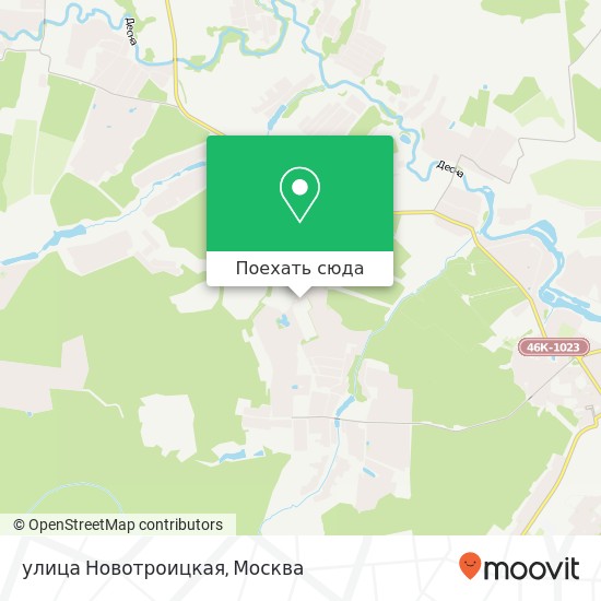 Карта улица Новотроицкая