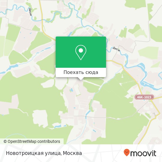 Карта Новотроицкая улица