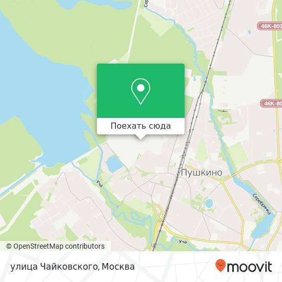 Карта улица Чайковского