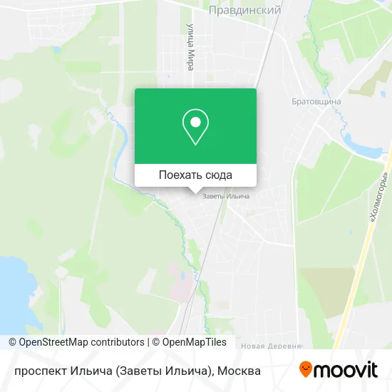 Карта проспект Ильича (Заветы Ильича)