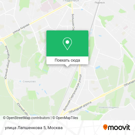 Карта улица Лапшенкова 5