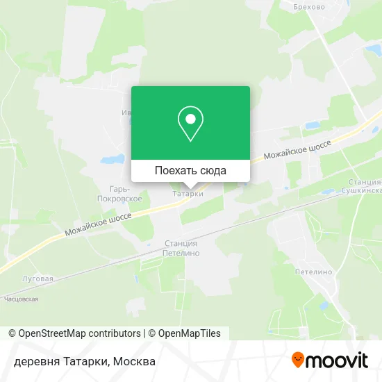 Карта деревня Татарки