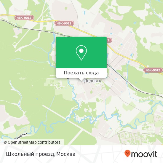 Карта Школьный проезд