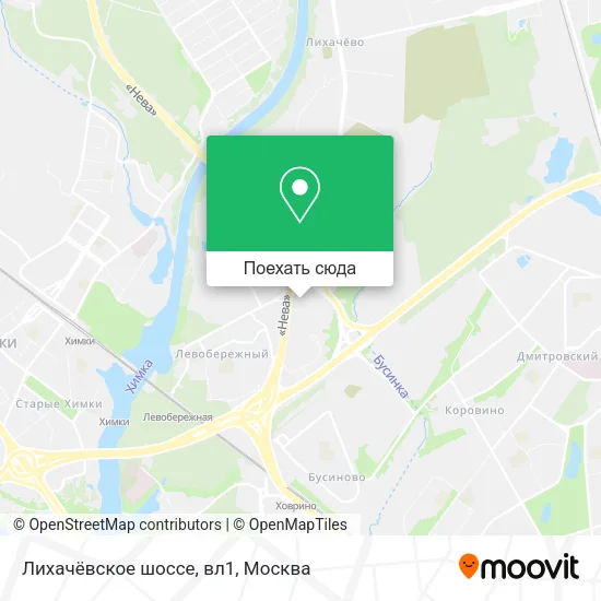Карта Лихачёвское шоссе, вл1
