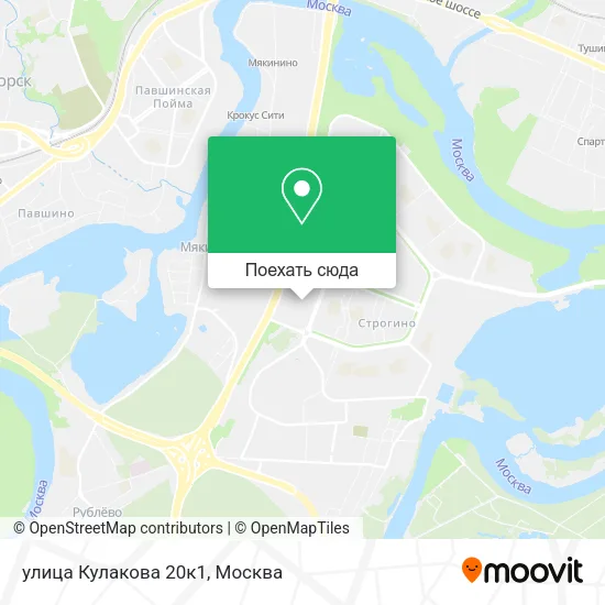 Карта улица Кулакова 20к1