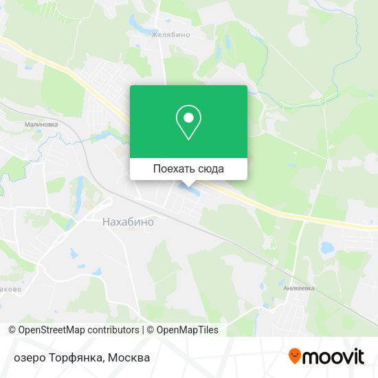Карта озеро Торфянка
