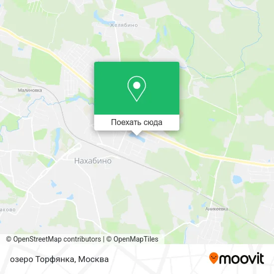 Карта озеро Торфянка