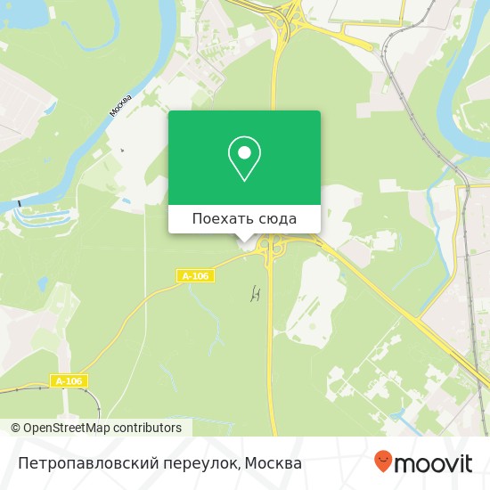 Карта Петропавловский переулок