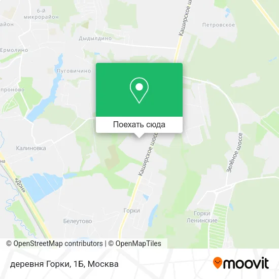 Карта деревня Горки, 1Б
