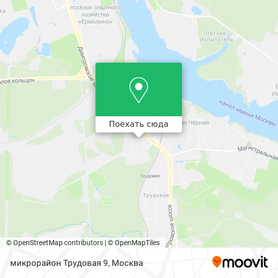 Карта микрорайон Трудовая 9