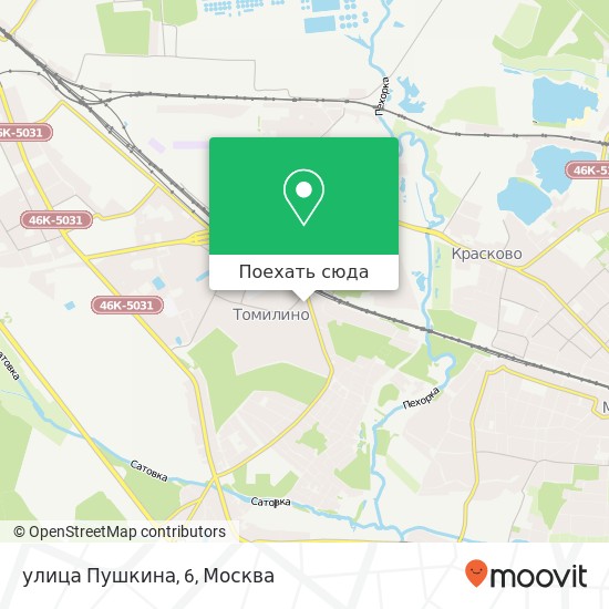 Карта улица Пушкина, 6