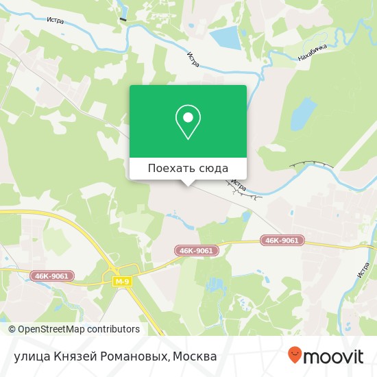 Карта улица Князей Романовых