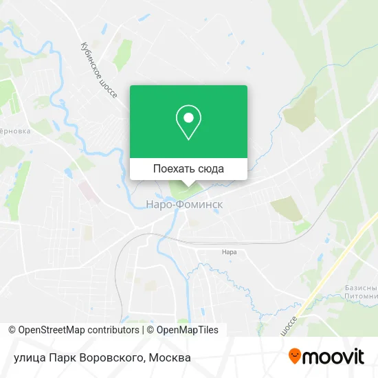 Карта улица Парк Воровского