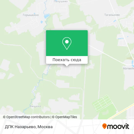 Карта ДПК Назарьево