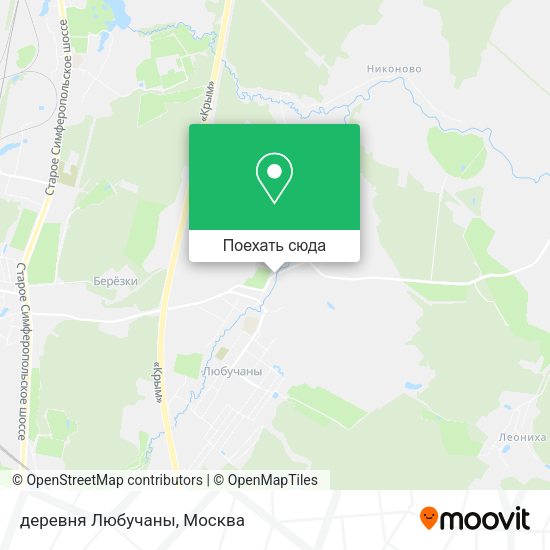 Карта деревня Любучаны