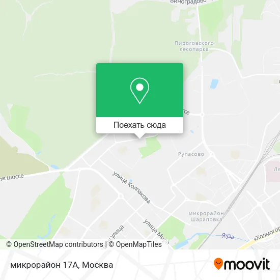 Карта микрорайон 17А