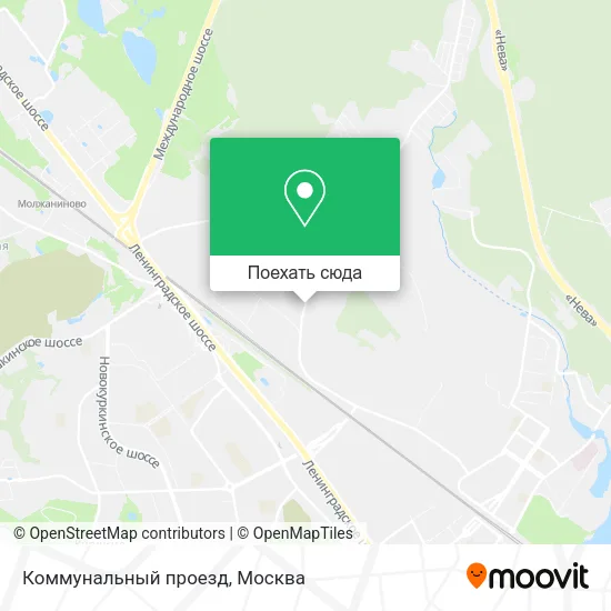 Карта Коммунальный проезд