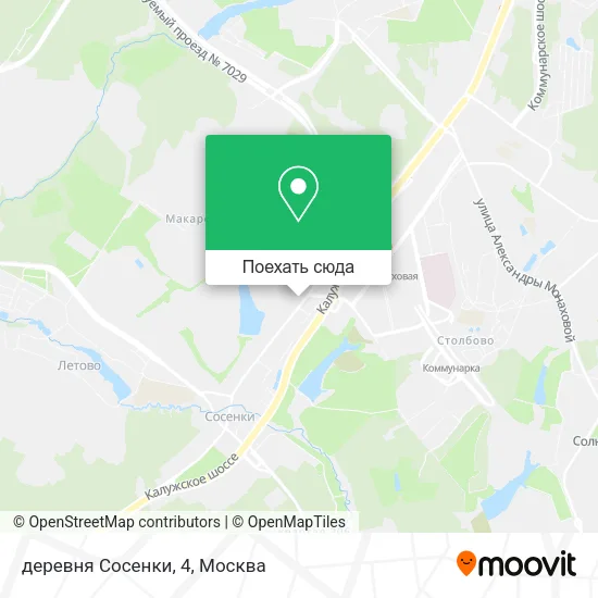 Карта деревня Сосенки, 4