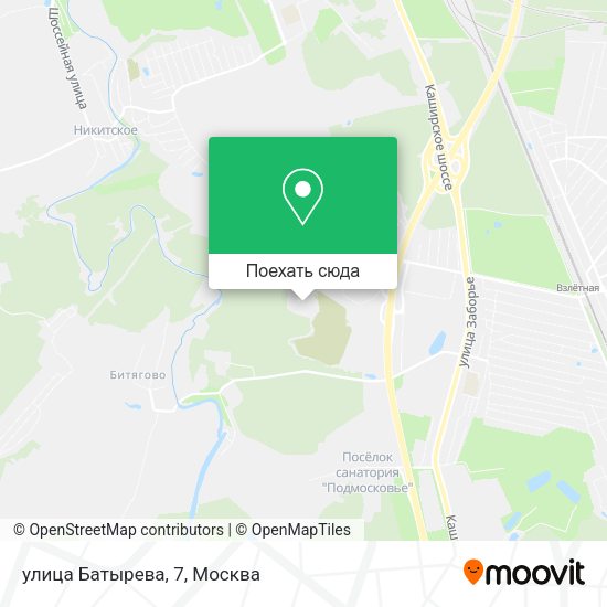 Карта улица Батырева, 7