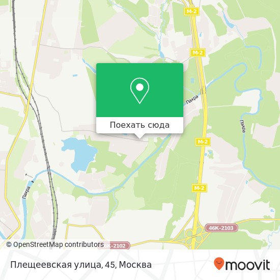 Карта Плещеевская улица, 45