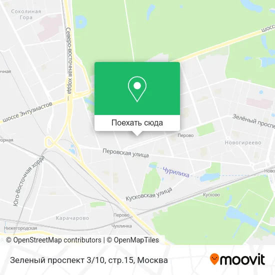 Карта Зеленый проспект 3/10, стр.15
