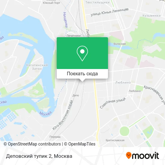 Карта Деповский тупик 2