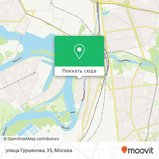 Карта улица Гурьянова, 35