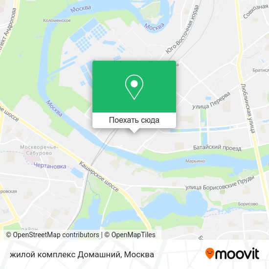 Карта жилой комплекс Домашний