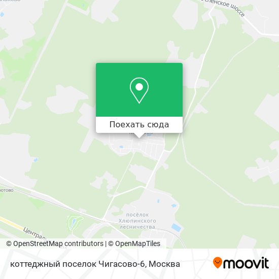 Карта коттеджный поселок Чигасово-6