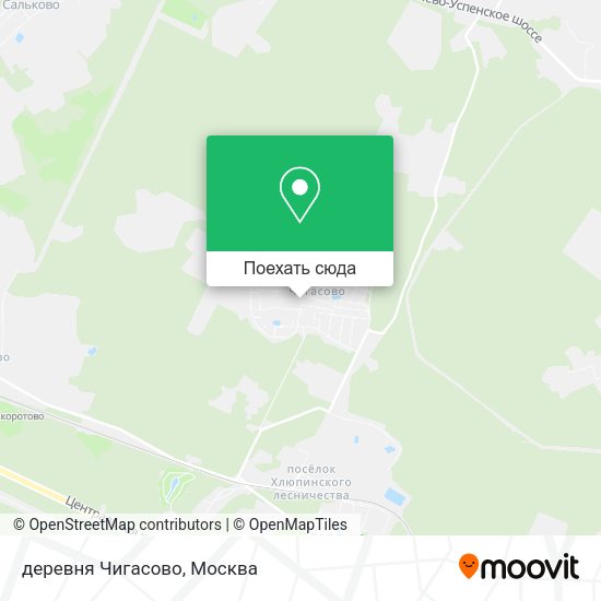 Карта деревня Чигасово