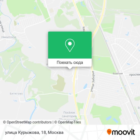 Карта улица Курыжова, 18