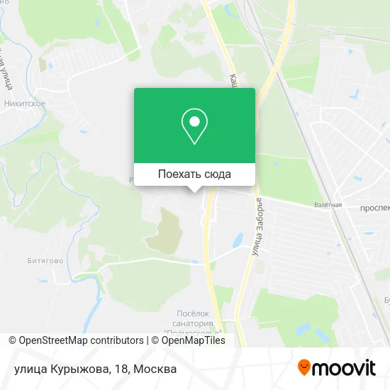Карта улица Курыжова, 18