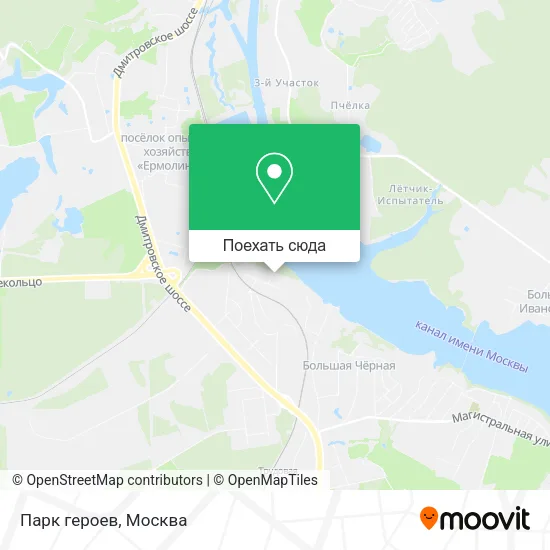 Карта Парк героев