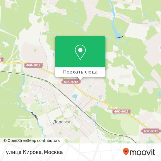 Карта улица Кирова