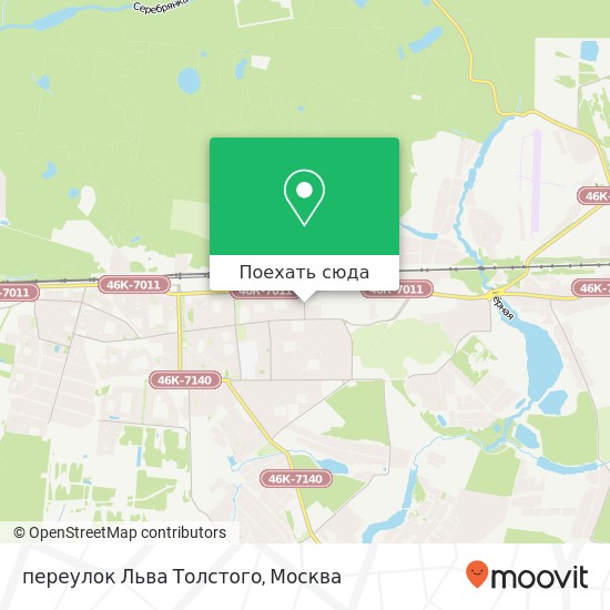Карта переулок Льва Толстого