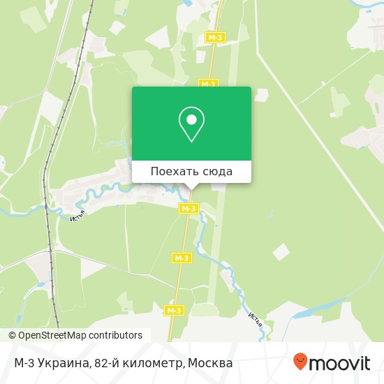 Карта М-3 Украина, 82-й километр